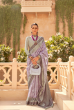 LAVANTE_FASHION_Super_Pv_Raw_Silk_Fabric_Hb_Smart_Bengal_Design_Aqua_Finish_With_Foil_and_Khadi_Print_5 - LaVante Fashion