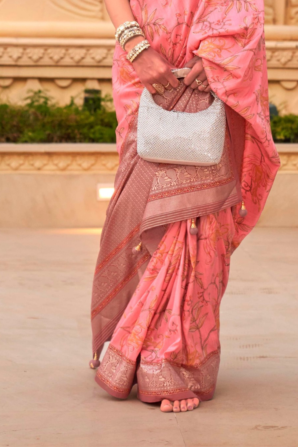 Elegant Digital Printed Art Silk Saree for Festive Occasions