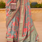 Elegant Digital Printed Art Silk Saree for Festive Occasions