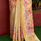Super Tussar Silk Saree with Excellent Digital Floral Print