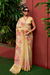 Super Tussar Silk Saree with Excellent Digital Floral Print