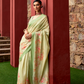 Super Tussar Silk Saree with Excellent Digital Floral Print