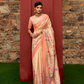Super Tussar Silk Saree with Excellent Digital Floral Print