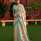 Super Tussar Silk Saree with Excellent Digital Floral Print