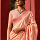 Super Tussar Silk Saree with Excellent Digital Floral Print