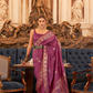 Woven Tussar Silk Saree with Elegant Sequins Work