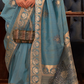 Woven Tussar Silk Saree with Elegant Sequins Work