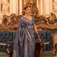 Woven Tussar Silk Saree with Elegant Sequins Work
