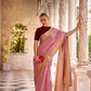 Elegant Tissue Linen Drape with Rich Velvet Contrast Blouse - LaVante Fashion