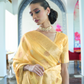 Tissue Finish Silk Saree with Blouse for Special Events