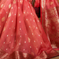 Tissue Silk Saree with Striking Contrast Border