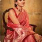 Tissue Silk Saree with Striking Contrast Border