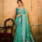 Tissue Silk Saree with Striking Contrast Border
