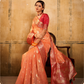 Tissue Silk Saree with Striking Contrast Border