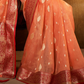 Tissue Silk Saree with Striking Contrast Border