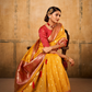 Tissue Silk Saree with Striking Contrast Border