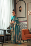 LAVANTE_FASHION_TISSUE_WITH_COPPER_SILVER_GOLD_ZARI_BASE_HANDLOOM_WEAVING_16 - LaVante Fashion