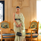 Handwoven Tissue Silk Saree with Elegant Weaving Work