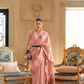 Handwoven Tissue Silk Saree with Elegant Weaving Work