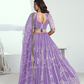 Graceful Net Lehenga Choli with Intricate Embroidery for Engagement Wear