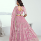 Graceful Net Lehenga Choli with Intricate Embroidery for Engagement Wear