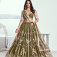 Graceful Net Lehenga Choli with Intricate Embroidery for Engagement Wear