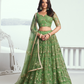 Graceful Net Lehenga Choli with Intricate Embroidery for Engagement Wear