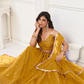 Trendy Butterfly Net Lehenga Choli with Intricate Thread & Sequin Work