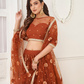 Trendy Butterfly Net Lehenga Choli with Intricate Thread & Sequin Work
