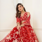 Trendy Butterfly Net Lehenga Choli with Intricate Thread & Sequin Work