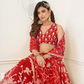 Trendy Butterfly Net Lehenga Choli with Intricate Thread & Sequin Work