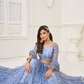 Glamorous Party Wear Lehenga in Butterfly Net with Embroidery Work