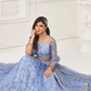 Glamorous Party Wear Lehenga in Butterfly Net with Embroidery Work