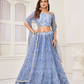 Glamorous Party Wear Lehenga in Butterfly Net with Embroidery Work