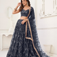 Trendy Butterfly Net Lehenga Choli with Intricate Thread & Sequin Work