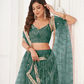 Trendy Butterfly Net Lehenga Choli with Intricate Thread & Sequin Work