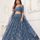 Trendy Butterfly Net Lehenga Choli with Intricate Thread & Sequin Work
