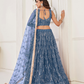 Trendy Butterfly Net Lehenga Choli with Intricate Thread & Sequin Work
