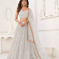 Trendy Butterfly Net Lehenga Choli with Intricate Thread & Sequin Work