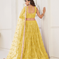 Trendy Butterfly Net Lehenga Choli with Intricate Thread & Sequin Work