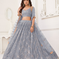 Trendy Butterfly Net Lehenga Choli with Intricate Thread & Sequin Work