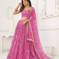 Trendy Butterfly Net Lehenga Choli with Intricate Thread & Sequin Work