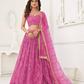 Trendy Butterfly Net Lehenga Choli with Intricate Thread & Sequin Work