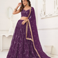 Trendy Butterfly Net Lehenga Choli with Intricate Thread & Sequin Work