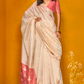 Tussar Handloom Weaving Silk Saree with Natural Finish Elegance