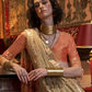 Tussar Silk Saree with Ikkat Pallu and Contrast Blouse