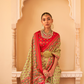 Classic Tussar Silk Saree with Ethnic Print Detailing