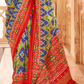 Classic Tussar Silk Saree with Ethnic Print Detailing