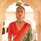 Classic Tussar Silk Saree with Ethnic Print Detailing