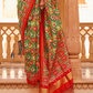 Classic Tussar Silk Saree with Ethnic Print Detailing